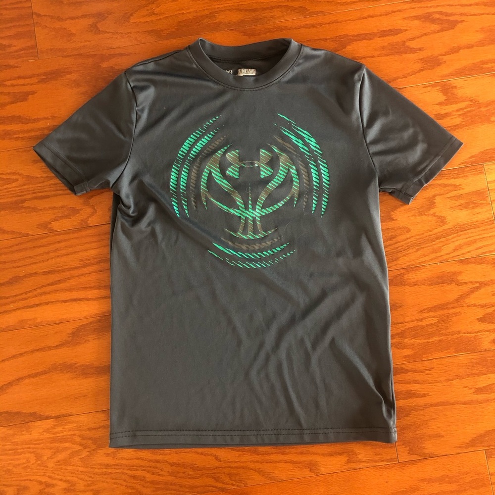 Boys Under Armour basketball themed T-shirt